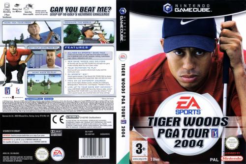 Tiger Woods PGA Tour 2004 (Disc 1) Cover - Click for full size image
